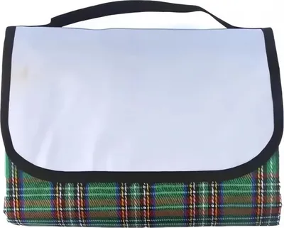Obrázek produktu pro Pronett XJ5438 Pikniková deka 150 x 180 cm károvaná zelená