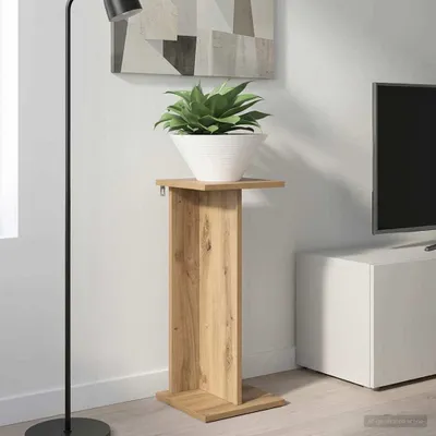 Produktbild von Pflanzenständer Artisan-Eiche 25 x 25,5 x 60,5 cm Holzwerkstoff - Beete DE2336