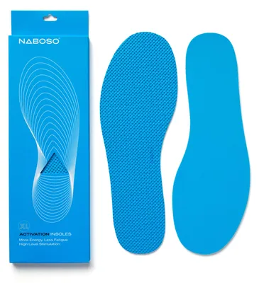 Produktbild von Naboso Activation sensorische Einlegesohlen blau 3 mm - XL