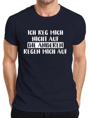 Immagine prodotto di I'm not upset Sarcastic Funny Saying Statement Humour T-Shirt da uomo, Navy, 3XL