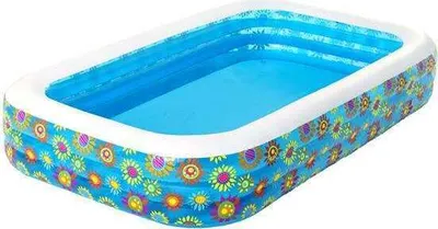 Obrázek produktu pro Bestway 54121, Nafukovací bazén, 1161 l, Obdélníkový, 6 rok/roky, Vinyl, Vícebarevný