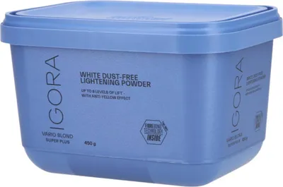 Produktbild von Schwarzkopf Igora Vario Blond Super Plus - Blauer Haaraufheller 450 g