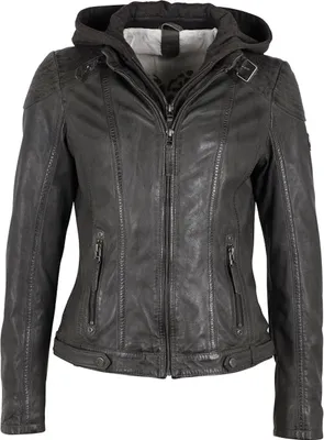 Produktbild von Gipsy Mauritius Damen Lederjacke CACEY LEGV - Anthracite (XS)