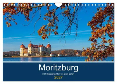 Produktbild von Moritzburg mit Schlossansichten (Wandkalender 2027 DIN A4 quer), CALVENDO Monatskalender