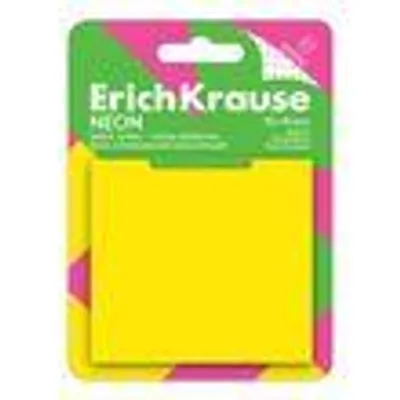 Produktbild von Haftnotiz 75mm Plastik elektrostatisch 50 Blatt Neon Gelb