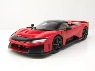 Produktbild von Bburago 16918 Ferrari F80 2024 rot schwarze Felgen 1:18