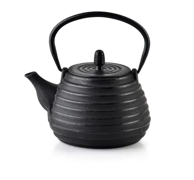 Image de Mondex ALOR BLACK STRIPES Théière en fonte 1.1L infuseur