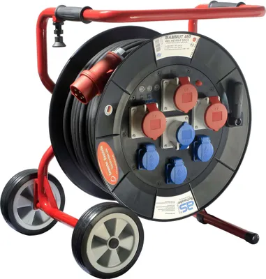 Produktbild von AS Schwabe Kabeltrommel 40.00 m Schwarz CEE-Stecker 26201 (26201)
