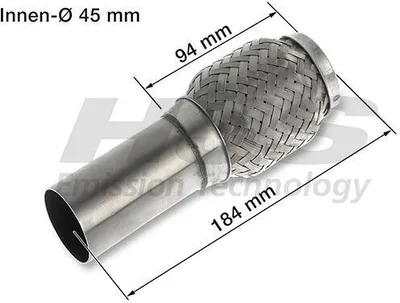 Immagine prodotto di HJS 83 00 8454 Sistema di scarico con tubo flessibile Tubo di scarico