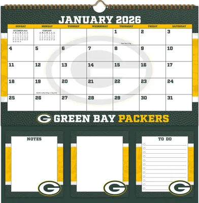 Produktbild von Turner Green Bay Packers NFL Memomate Spiralkalender 2026