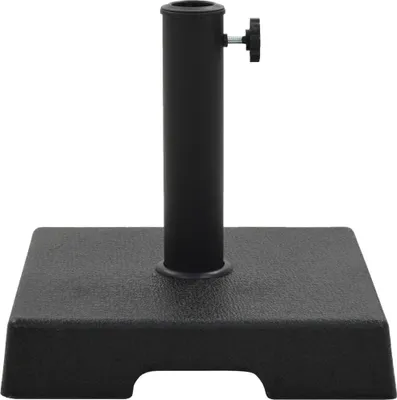 Obrázok produktu pre vidaXL Podstavec pod slnečník Square 8 kg čierny polyresin
