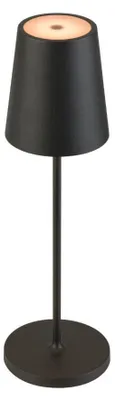 Image de SLV 1007693 VINOLINA TWO, Lampe de table LED rechargeable IP65, 2200/2700/3000K, TOUCH, noir