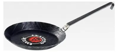 Produktbild von Eisenpfanne mit geschmiedetem Hakenstiel, 16 cm