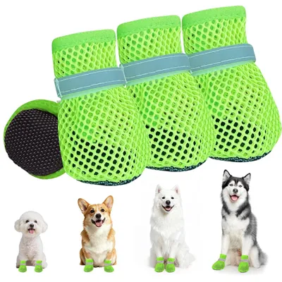 Productafbeelding van Hondenschoenen Ademend Set van 4 voor Zomerbescherming