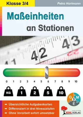 Produktbild von Maßeinheiten an Stationen / Klasse 3-4