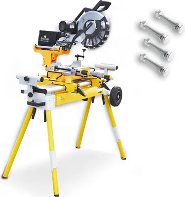 Produktbild von BAMATO Zug- Kapp- und Gehrungssäge KP-350PRO + Maschinenständer KST-2760