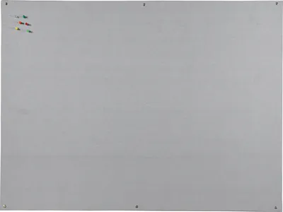 Produktbild von Bi-Office Bi-office Pinnwand Maße der Oberfläche: 240 x 120 cm (B x H) Schrauben Dübel Stoff grau