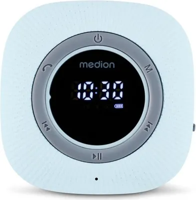 Immagine prodotto di Radio da doccia - MEDION - FM - Bluetooth - IPX6 - Ventosa - Blu
