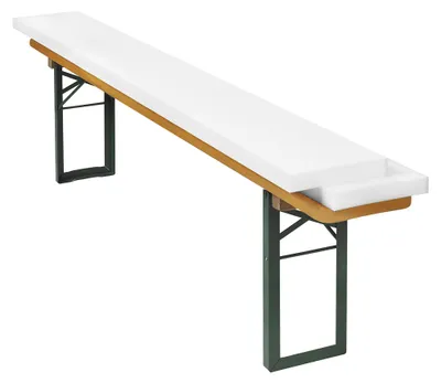 Produktbild von Solidchoice – Set mit 2 Sitzauflagen für Bierbänke, für bequemes Sitzen