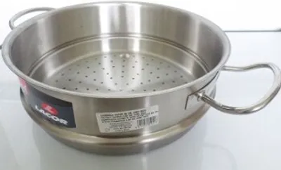 Produktbild von Lacor 50428 Chef Dünsteinsatz Dampfgarer aus Edelstahl, Durchmesser 28 cm NEU