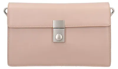 Produktbild von Lux Damen Schultertasche, echtes Leder, Verschluss mit Druckknopf, hergestellt in Italien