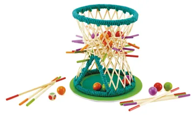 Immagine prodotto di Gioco in legno con palline e bastoncini per bambini