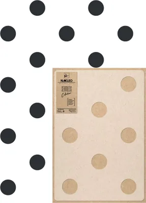Produktbild von Wandschablone Groß Muster, Malschablone 59x95 cm Polka Dot Kreis 10cm Wiederverwendbare Kunststoff, Geometrische Tapete Wandgestaltung