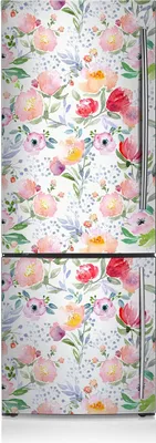 Obrázok produktu pre Dekorácie Magnety na chladničku Magnety na chladničku 60x190 cm - Pastelové kvety.