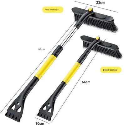 Produktbild von Winterreinigungsbürste für Auto, gelb, 1 Stück