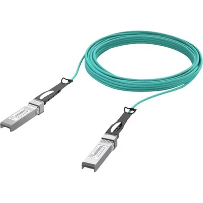 Produktbild von UniFi Long-Range Direct Attach Kabel (AOC), 10Gbps (blaugrün, 10 Meter)