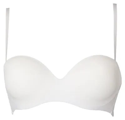 Immagine prodotto di Reggiseno donna imbottito a fascia due lacci removibili in tinta e trasparenti GMV GIAN MARCO VENTURI articolo G9202A FASCINO, 5 - QUINTA  ( IT 5 - EU 85 - F 100 - UK 38 ), Poliammide 80%,Spandex 20%