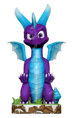 Obrázek produktu pro Exquisite Gaming Cable Guys Spyro, Herní ovladač, Mobilní telefon/smartphone, Pasivní držák, Vnitřní, Modrá, Purpurová