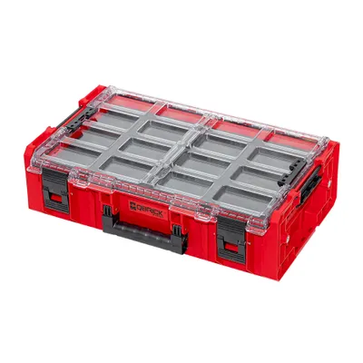 Immagine prodotto di Qbrick System ONE Organiser 2XL 2.0 MFI RED ULTRA HD impilabile 582 x 387 x 131 mm 13,5 l IP66 con inserto in schiuma