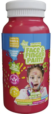 Immagine prodotto di BOTI Pittura a dita - Rosso 250 ml 38586