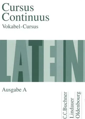 Produktbild von Cursus continuus A/Vokabel-Cursus 1-50