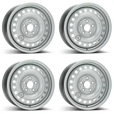 Zdjęcie produktu dla 4 felgi stalowe Alcar, 6.5Jx16 cali, offset 45, rozstaw śrub 5x114.3, przeznaczone do Hondy Civic, zestaw 4 sztuki