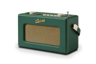 Immagine prodotto di Roberts Radio Revival Uno BT, portatile, analogica e digitale, DAB, DAB+, FM, verde, manopola, esterno