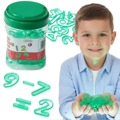 Image de Numéros transparents Masterkidz - Mathématiques sur le panneau lumineux