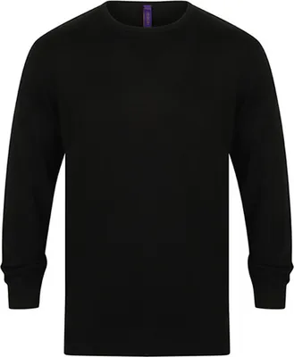 Immagine prodotto di Henbury H725 | Maglia girocollo da uomo - Colore: Nero - Taglia: M