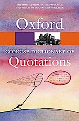 Produktbild von Concise Oxford Dictionary of Quotations