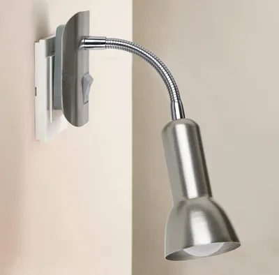 Produktbild von LED Steckerleuchte *ANNA* E14 nickel matt