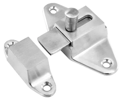 Produktbild von Edelstahl-Türschlossriegel für Badezimmer und Möbel