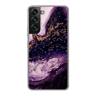 Produktbild von MuchoWow® Handyhülle Schutzhülle Hülle für Samsung Galaxy S22 Plus Marmor - Gold - Naturstein Silikon Softcase Handy Hülle - Schutzabdeckung