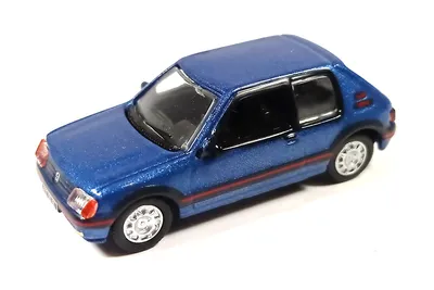 Produktbild von Norev 471729 Peugeot 205 GTI blau 1990 Maßstab 1:87 Modellauto