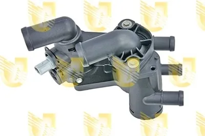 Produktbild von UNIGOM 341838 Kühlmittelflansch für VW POLO (9N) Wasserflansch