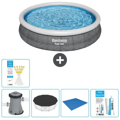 Produktbild von Bestway Fast Set Rund - 366x76 cm - 6-teilig S22666