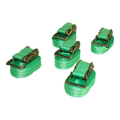 Produktbild von 5x Profi Zurrgurt Spanngurt mit Ratsche 6m 38mm 2t 2000kg 2000 daN, einteilig, SÜD  nach EK5/AK6 18-01:2018,
