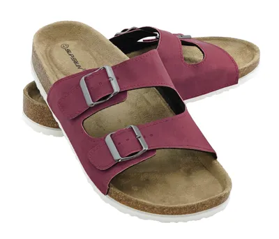 Produktbild von + Pantoletten Sandalen Hausschuhe Schlappen Clogs Kork Fußbett Gr.36-49
