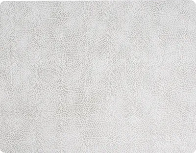Produktbild von LIND DNA Platzdecke Hippo - Leder - Weiß Grau - 45 x 35 cm