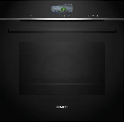 Immagine prodotto di Forno combinato vapore integrato 71l 60cm a+ nero pirolisi Siemens HR776G3B1
